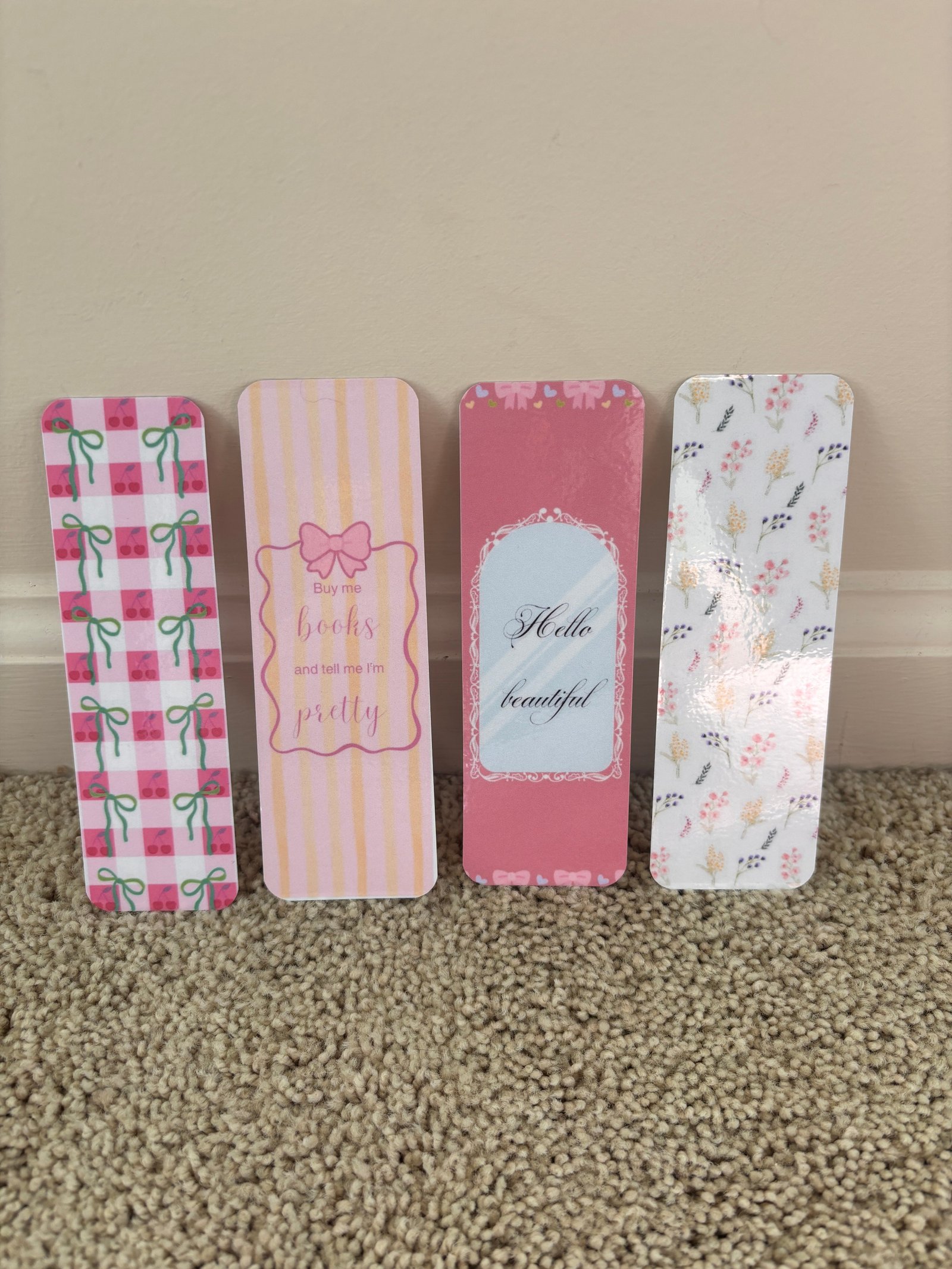 Pink & Cute Bookmarks and Stickers – Matching Sets for Readers | Buy Separately or Bundle