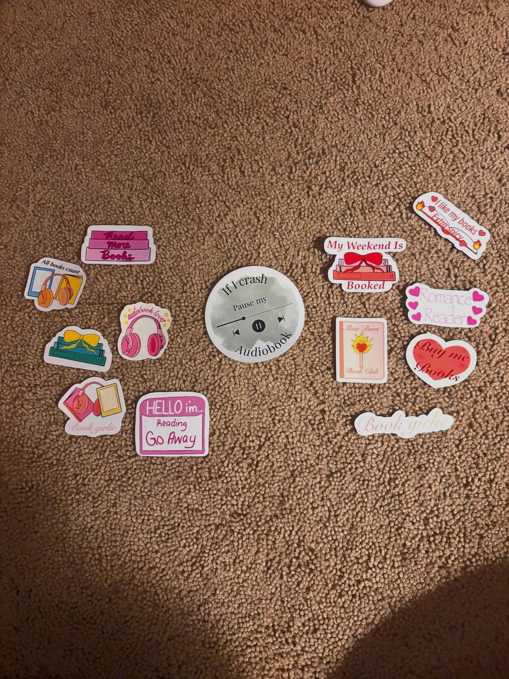 Romance Book Vinyl Sticker Set – All Books & Romance Readers Designs | FREE Bonus Sticker