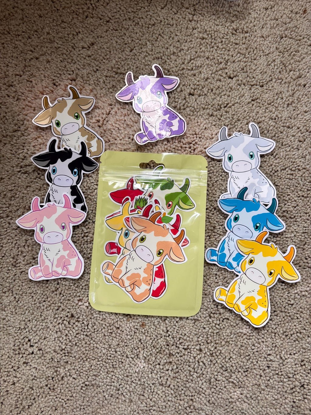 Mystery Sticker Bundle – Customizable Set of 5, 10, or 15 Vinyl Stickers